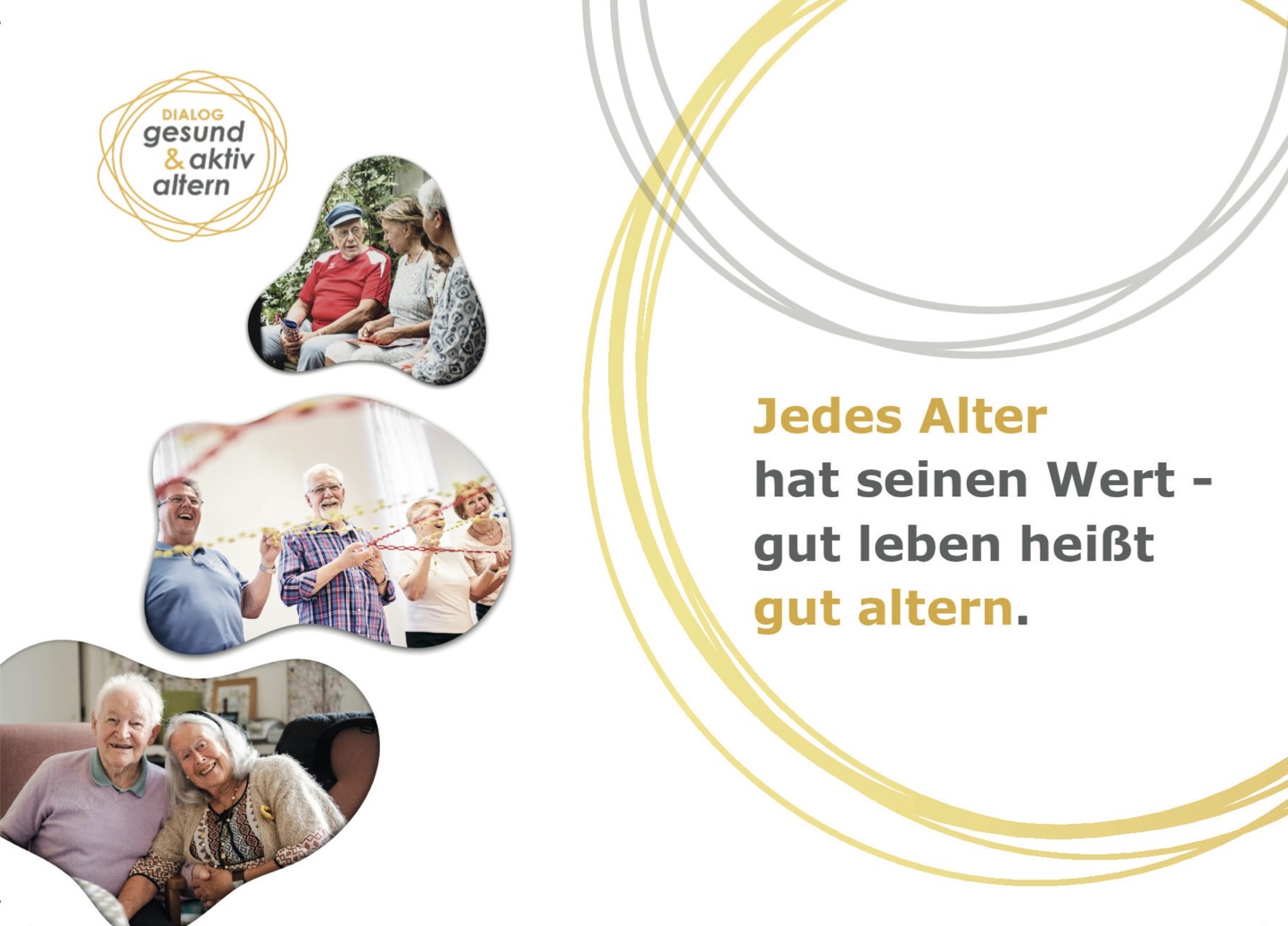 Dialog Postkarte "Jedes Alter hat seinen Wert."
